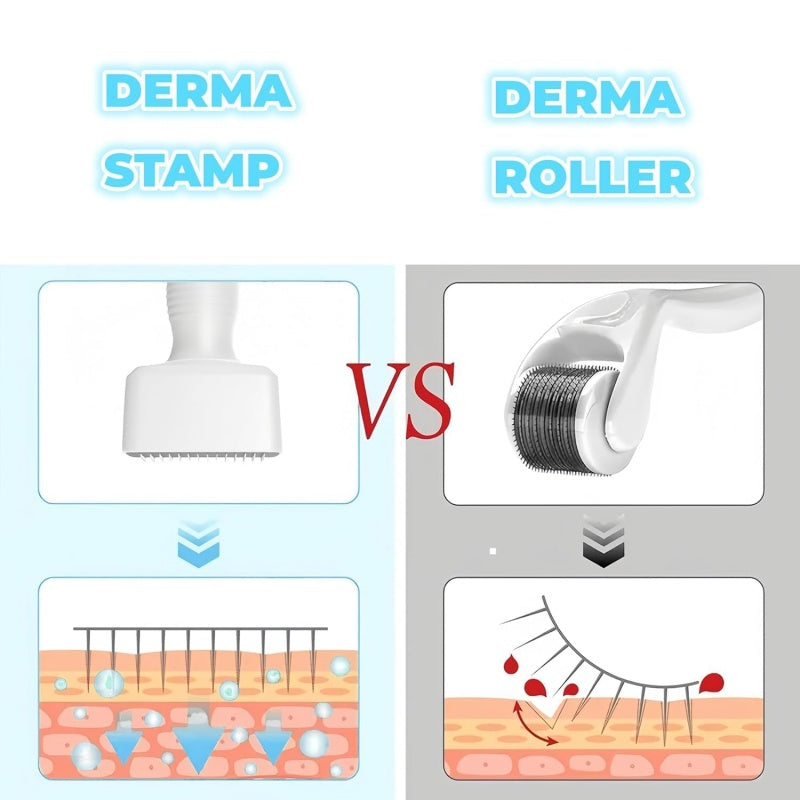 Microneedle Stamp for Radiant, Healthy-Looking Skin