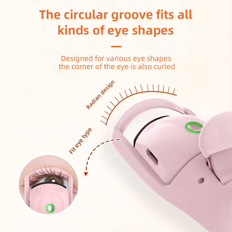 Heated Eyelash Curler for Long, Lifted, Glamorous Lashes