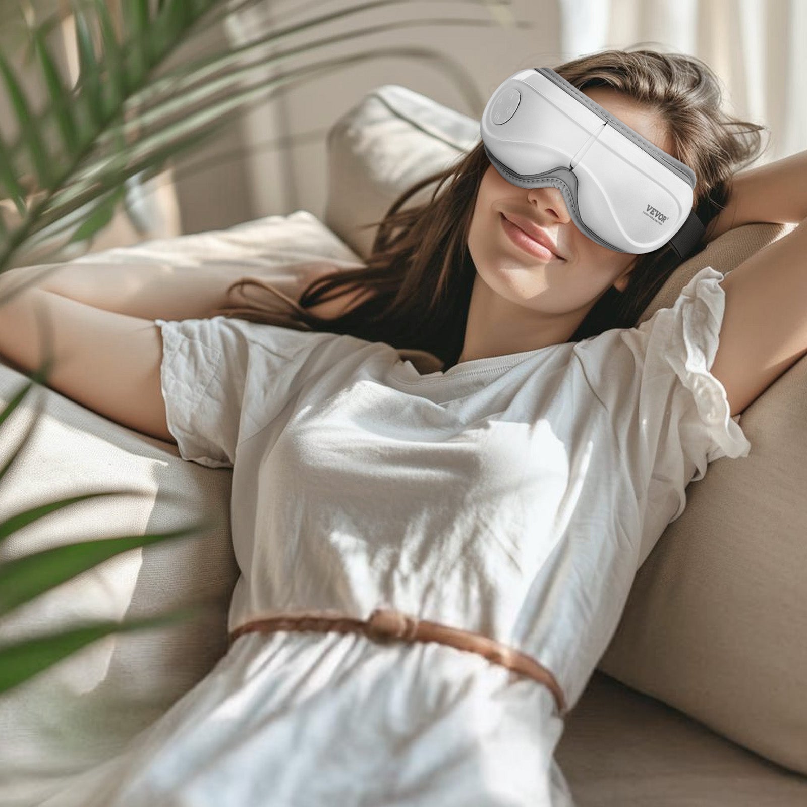 Heated Eye Massager for Relaxation, Dark Circles & Stress